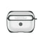 Transparent AirPods Pro Case with Hook, Shockproof PC TPU Cover for Wireless Charging