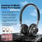 Bluetooth Headphones With Long Battery Life Wireless Over Ear Headset With Deep Bass Clear Calls C 2