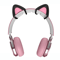 Silicone Cat Ears Headphone Accessory White Snap On Headset Decoration 5