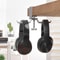 Universal Metal Headphone Stand with Double Bracket & Desktop Clip
