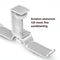 Universal Metal Headphone Stand with Double Bracket & Desktop Clip