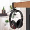 Universal Metal Headphone Stand with Double Bracket & Desktop Clip