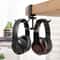 Universal Metal Headphone Stand with Double Bracket & Desktop Clip