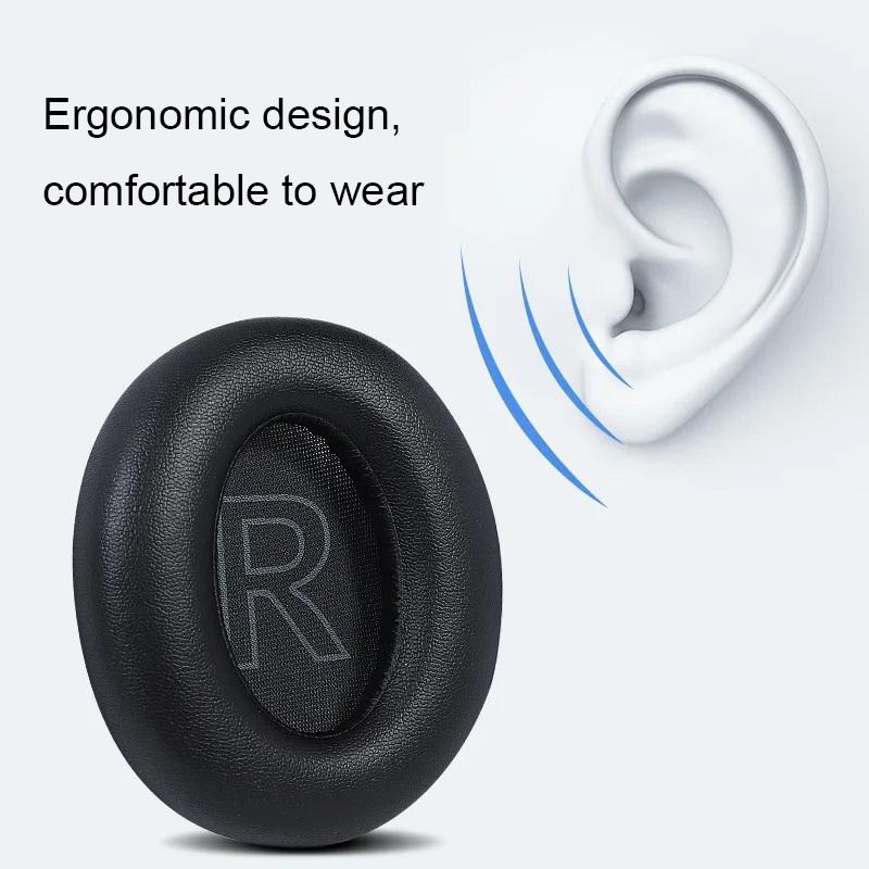 Premium Leather Sponge Earmuffs For Anker Soundcore Life Headphones Durable Protection 4