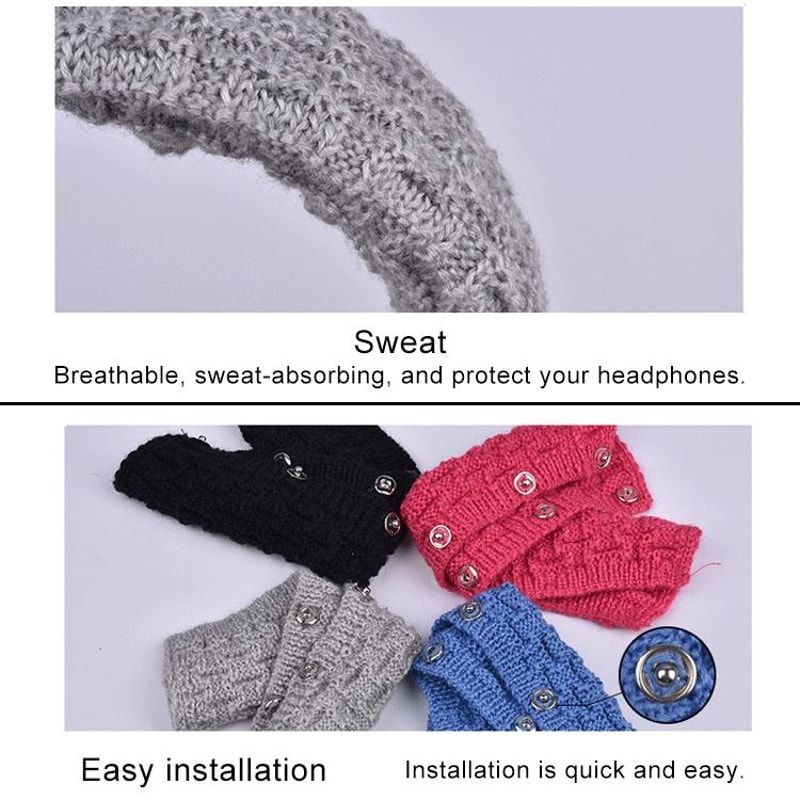 Knitted Dustproof Headphone Case For Beats Sennheiser 2