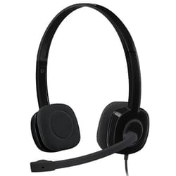 wired gaming headset with stereo earphones and mic