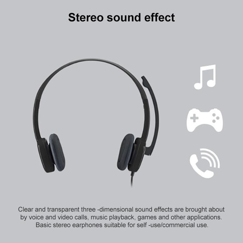 Wired Gaming Headset With Stereo Earphones And Mic 4