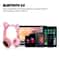 Foldable Cat Ear Bluetooth Headphones With LED Lights And Mic 8
