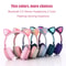 Foldable Cat Ear Bluetooth Headphones With LED Lights And Mic 5