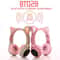 Foldable Cat Ear Bluetooth Headphones With LED Lights And Mic 7