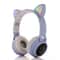 Foldable Cat Ear Bluetooth Headphones With LED Lights And Mic 12