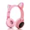 Foldable Cat Ear Bluetooth Headphones With LED Lights And Mic 13