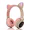 Foldable Cat Ear Bluetooth Headphones With LED Lights And Mic 14
