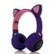 Foldable Cat Ear Bluetooth Headphones With LED Lights And Mic 15
