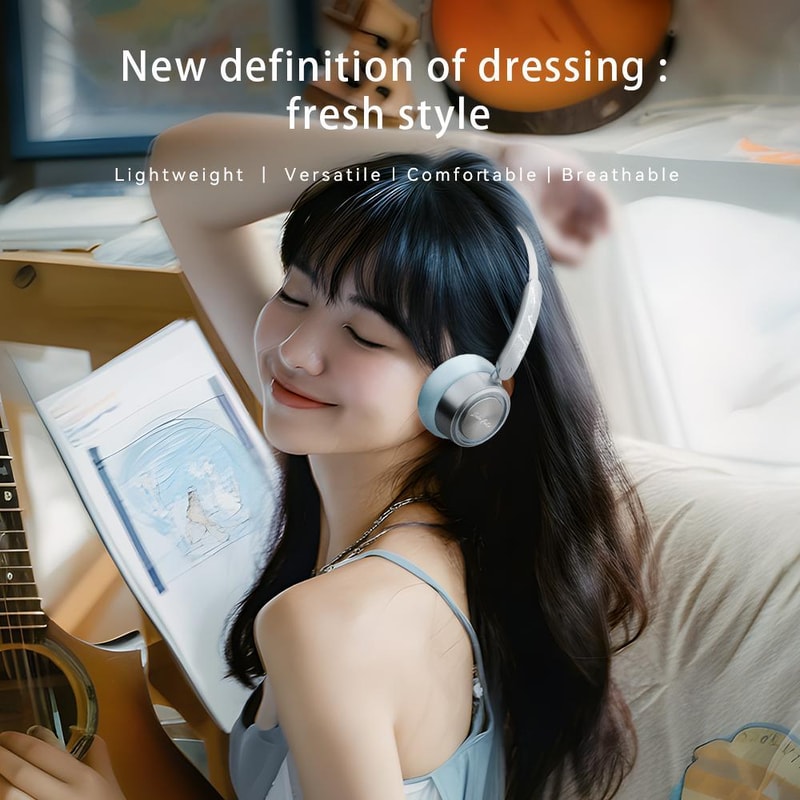 Mini Open-Ear Noise Cancelling Bluetooth Headphones HiFi Sound