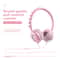Cute Cartoon Wired Headphones With Microphone For Kids 3