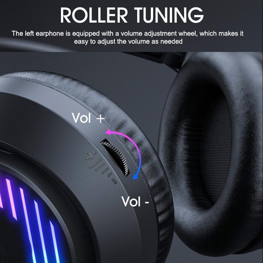 Heavy Bass Wired PC Gaming Headset with Jack