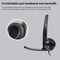 Wired Headset with Noise Cancelling Microphone Stereo Comfort
