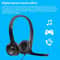 Wired Headset with Noise Cancelling Microphone Stereo Comfort