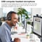 Wired Headset with Noise Cancelling Microphone Stereo Comfort