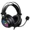 Mirror Effect Gaming Headphones with Surround Sound