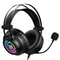 Mirror Effect Gaming Headphones with Surround Sound
