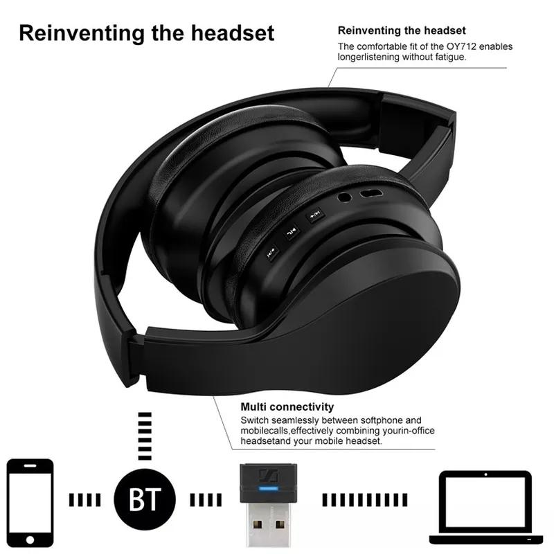 Gaming Noise-Canceling Bluetooth Wireless Headset