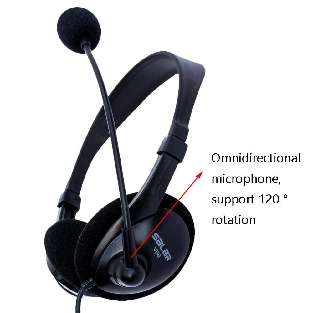 Wired Gaming Headset With Mic Dual Plug Comfort 3