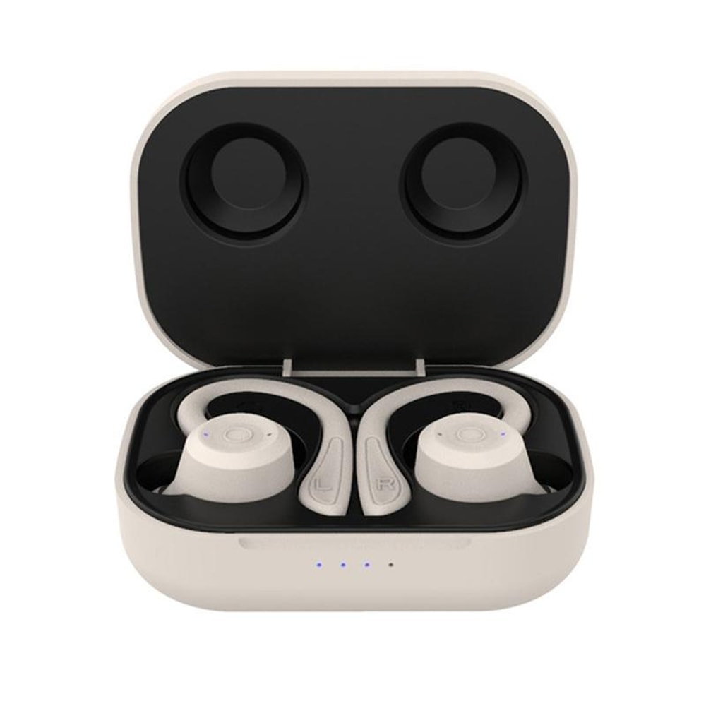 Wireless Sports Headphones With NoiseCancelling Earphones Charging Case 1