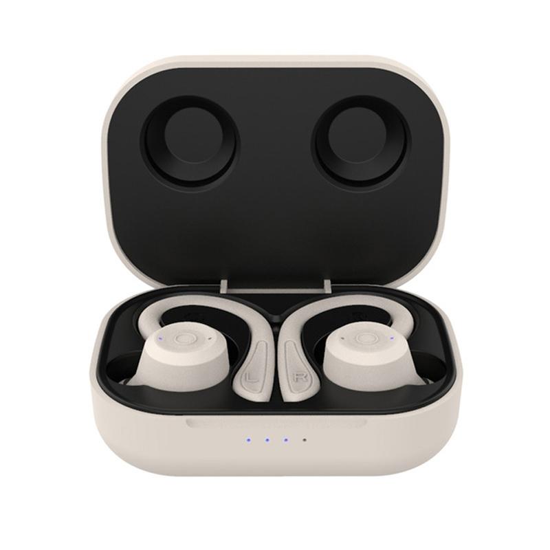 Wireless Sports Headphones With NoiseCancelling Earphones Charging Case 1