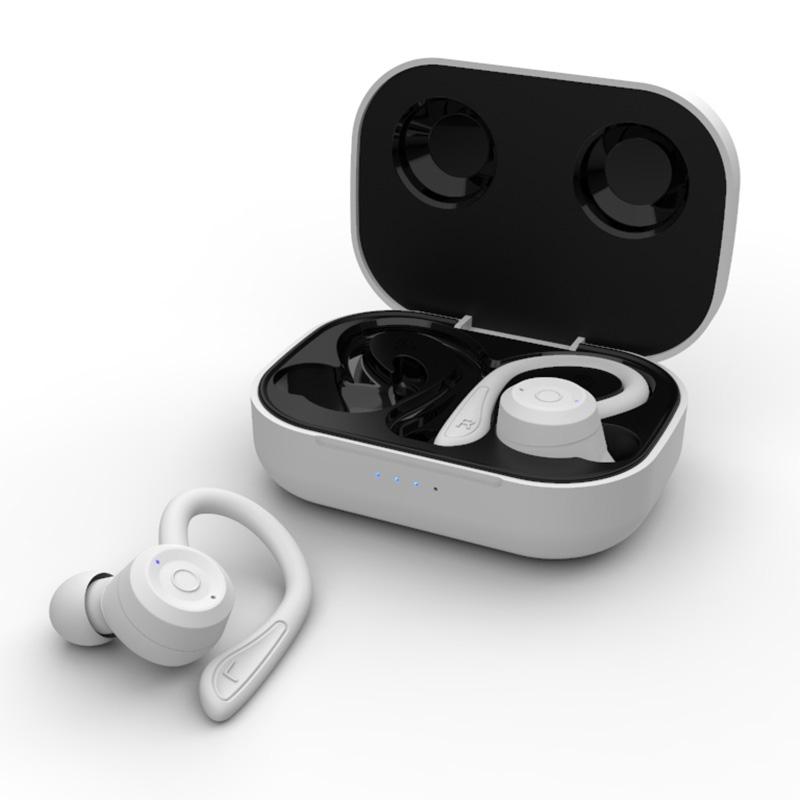 Wireless Sports Headphones With NoiseCancelling Earphones Charging Case 16
