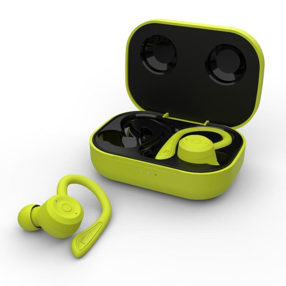 Wireless Sports Headphones With NoiseCancelling Earphones Charging Case 15