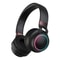 Colorful LED Bluetooth Headphones Foldable Wireless HiFi Stereo Headset with Mic