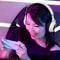 Colorful LED Bluetooth Headphones Foldable Wireless HiFi Stereo Headset with Mic