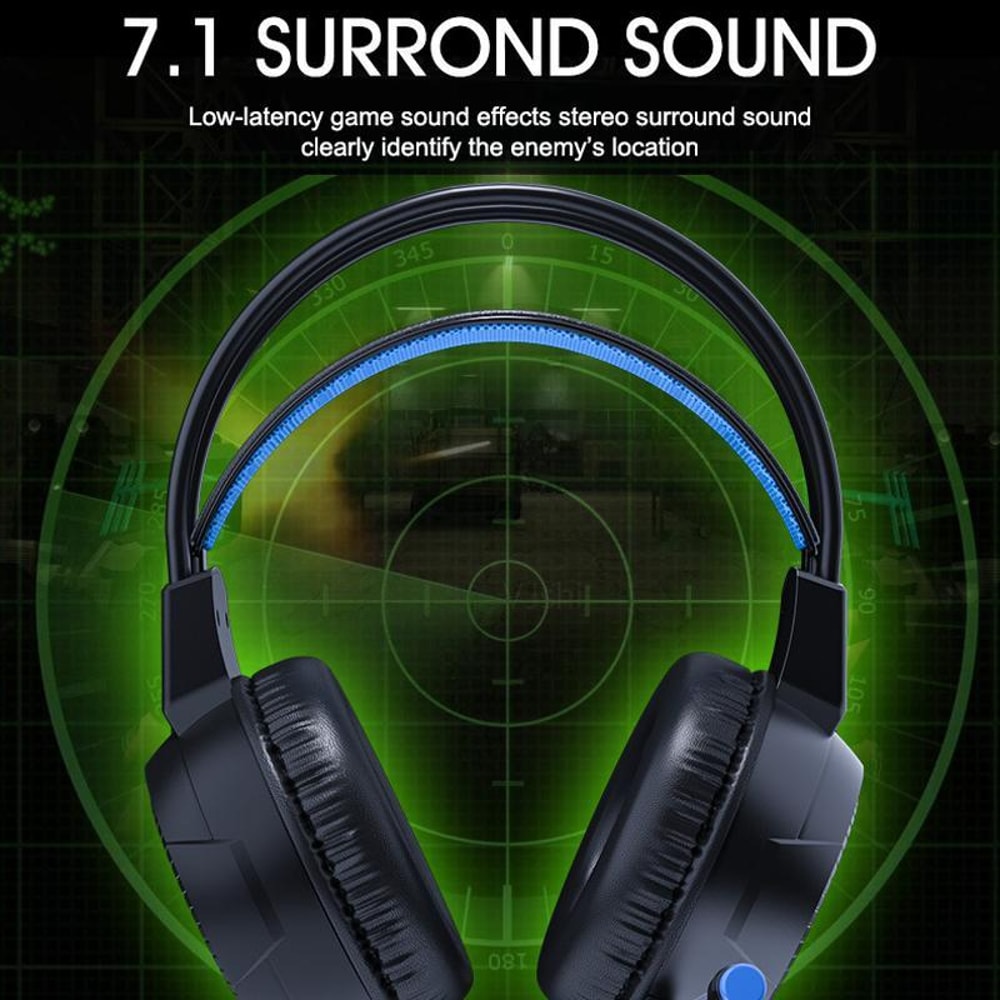 Gaming Headset With Microphone Wired Esports Headphones 3