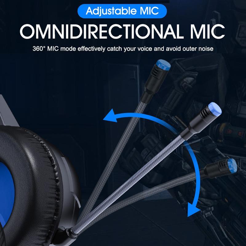 Gaming Headset With Microphone Wired Esports Headphones 5