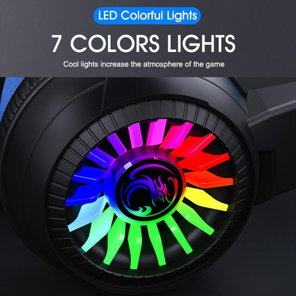 Gaming Headset With Microphone Wired Esports Headphones 7