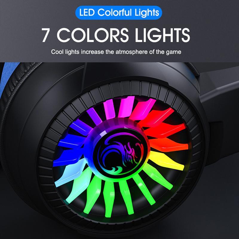 Gaming Headset With Microphone Wired Esports Headphones 7