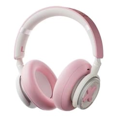 anc bluetooth noise-canceling headphones pink