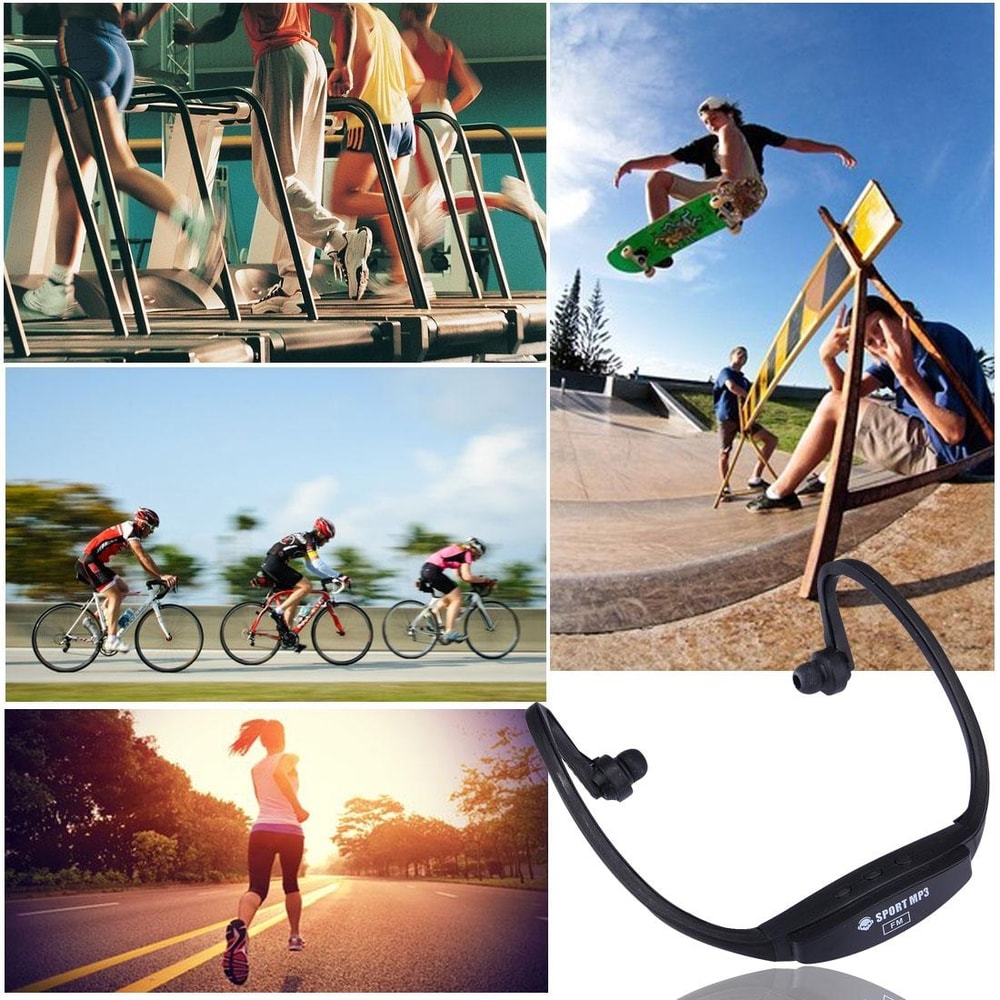 Life Waterproof Sweatproof Wireless Sports Earbuds With Micro SD Slot 6