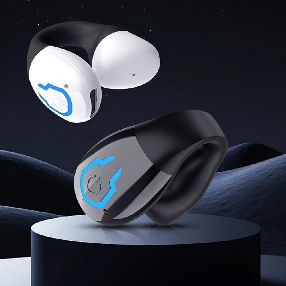 Bluetooth Sports Earpiece SingleEar ClipOn Headphones For Running 1