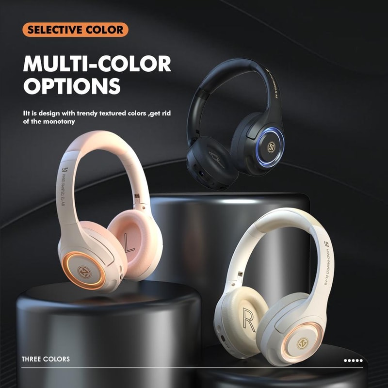 Wireless Gaming Headset With OverEar Stereo Clear Microphone 2
