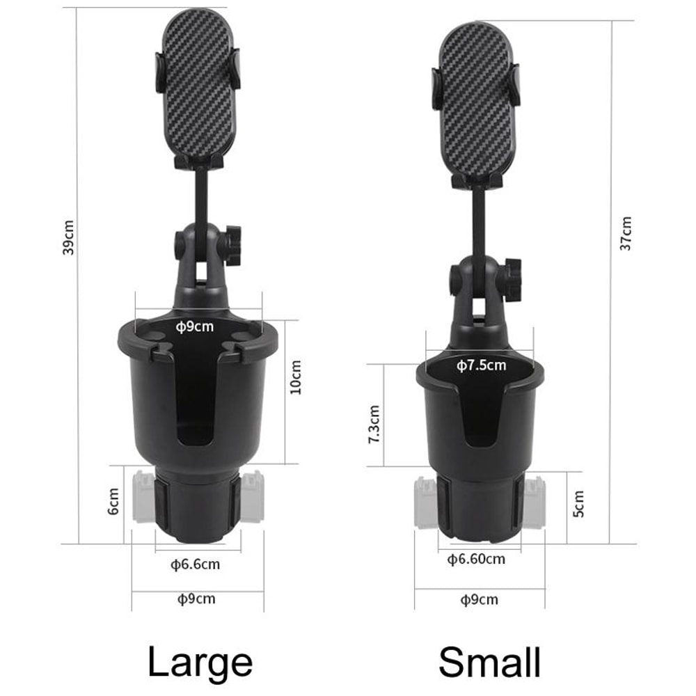 Car Centre Rotating Mobile Phone Cup Holder 8