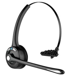 bluetooth 5.0 wireless mono headset for customer service professionals