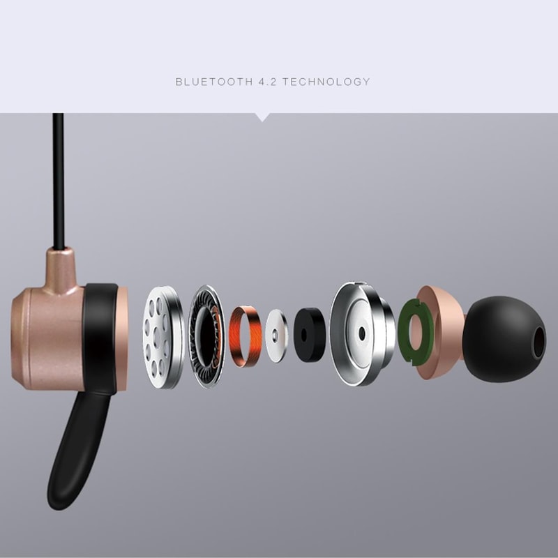 Wireless Bluetooth Sport Earphones With Mic Magnetic In Ear Headphones For Hands Free Calls 4