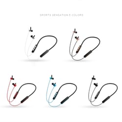 wireless bluetooth sport earphones with mic magnetic in ear headphones for hands free calls