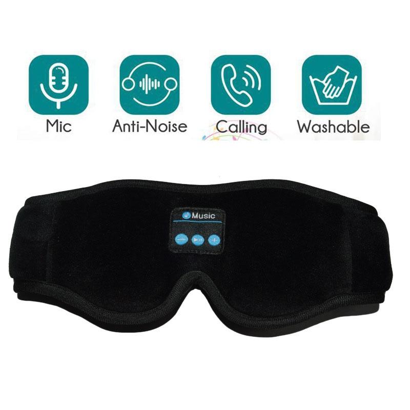 3D Wireless Bluetooth Sleep Mask With Music Headphones Comfortable Sleep Aid 1