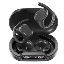 open-ear wireless bluetooth headphones waterproof ear hook design