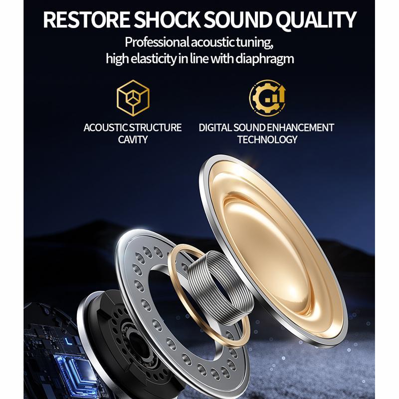 Open-Ear Wireless Bluetooth Headphones Waterproof Ear Hook Design