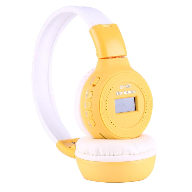 Wireless HiFi Headphones With LCD Screen TF Card Slot 2